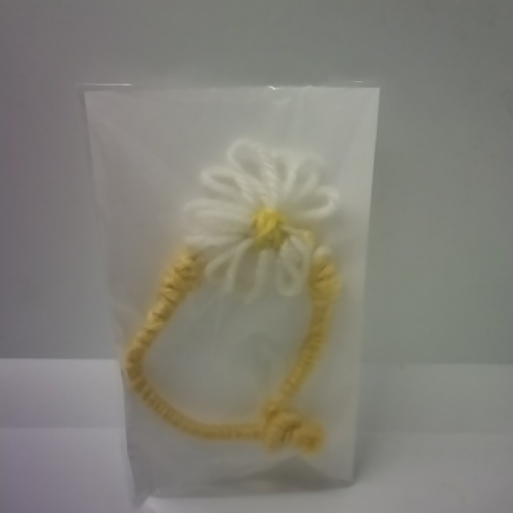 Lorena Espinoza Design Daisy Bracelet in Yellow and White